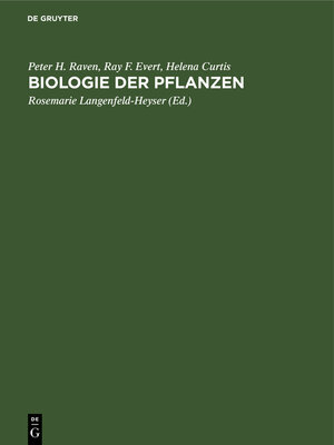 cover image of Biologie der Pflanzen
